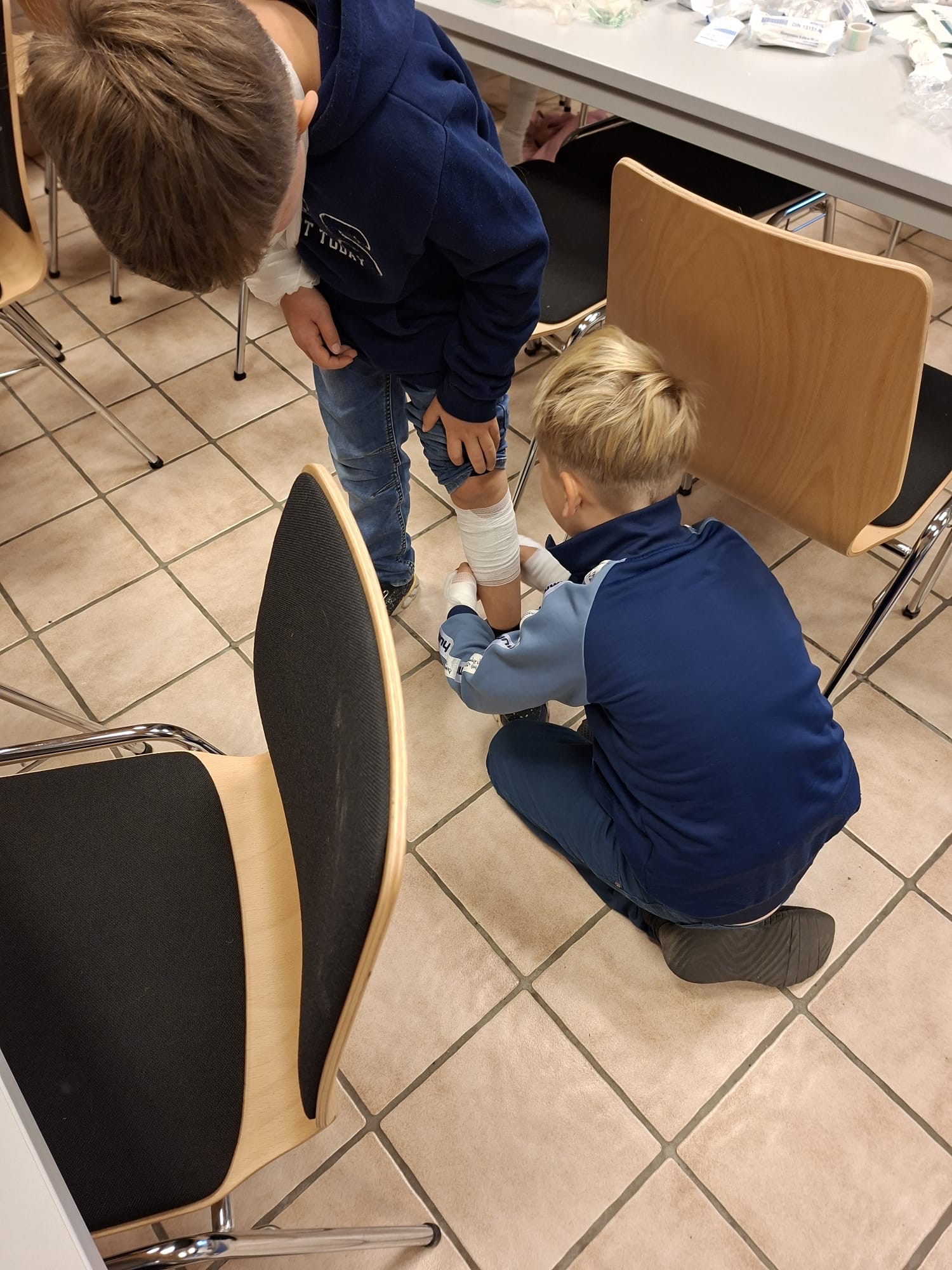 KInderfeuerwehr Vögelsen Erste Hilfe